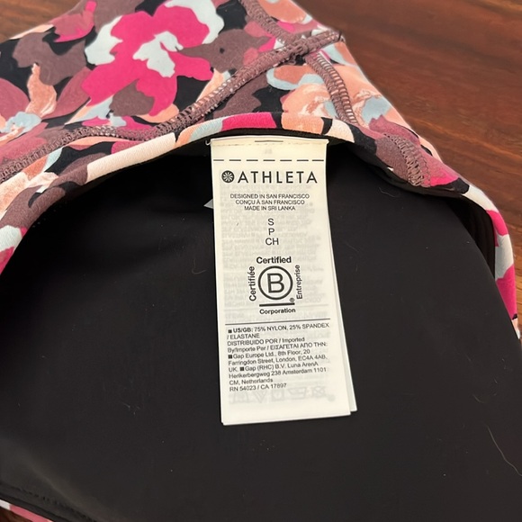 Athleta Transcend Plunge Sports Bra A-C Size S NWT - Picture 9 of 9